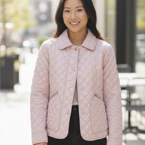 Michael Kors Pink Quilted Puffer Jacket